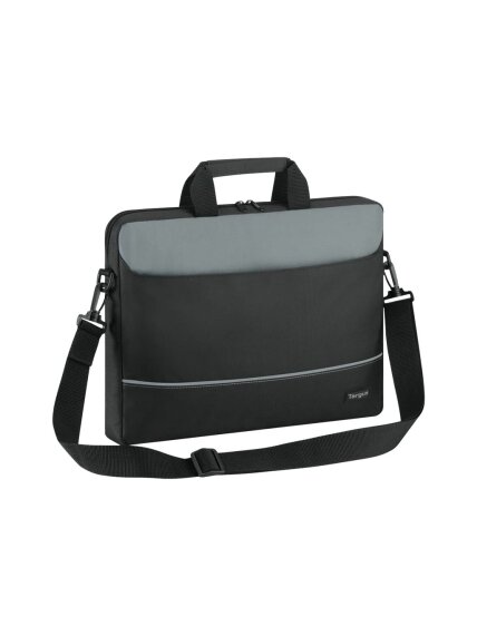 Targus | Intellect | Fits up to size 15.6 " | Messenger - Briefcase | Black/Grey | Shoulder strap 2