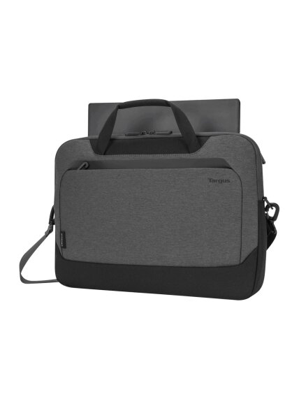 Targus | TBT92602GL | Cypress Briefcase with EcoSmart | Fits up to size 15.6 " | Briefcase | Grey | Shoulder strap 7 Targus | TBT92602GL | Cypress Briefcase with EcoSmart | Fits up to size 15.6 " | Briefcase | Grey | Shoulder strap 7