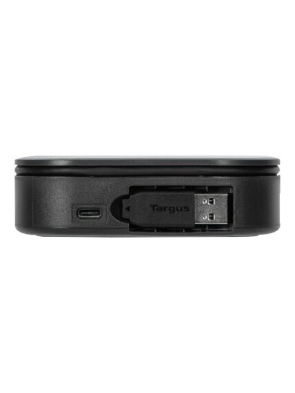 Targus | Universal DisplayLink USB-C Dual Monitor Travel Docking Station, 80W | HDMI ports quantity 2 | Ethernet LAN 1 Targus | Universal DisplayLink USB-C Dual Monitor Travel Docking Station, 80W | HDMI ports quantity 2 | Ethernet LAN 1