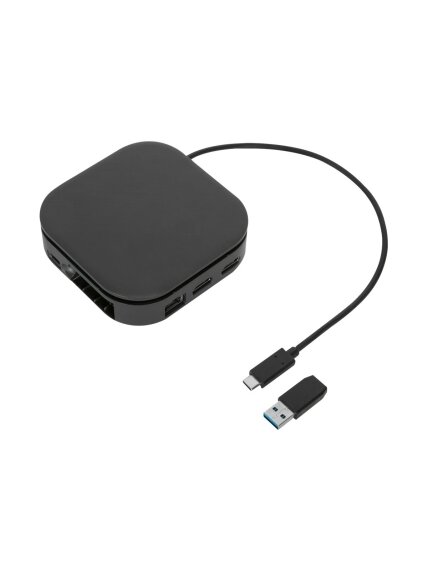 Targus | Universal DisplayLink USB-C Dual Monitor Travel Docking Station, 80W | HDMI ports quantity 2 | Ethernet LAN 6 Targus | Universal DisplayLink USB-C Dual Monitor Travel Docking Station, 80W | HDMI ports quantity 2 | Ethernet LAN 6