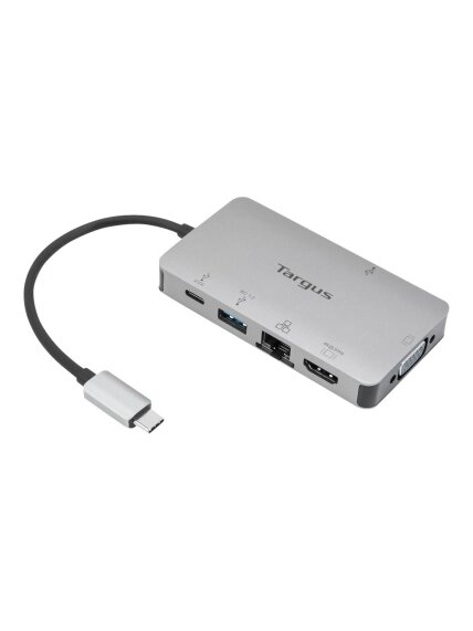 Targus | USB-C DP Alt Mode Single Video 4K HDMI/VGA Docking Station with 100W PD Pass-Thru | DOCK419EUZ | VGA (D-Sub) ports quantity 1 | HDMI ports quantity 1