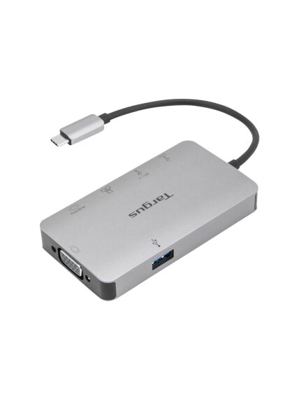 Targus | USB-C DP Alt Mode Single Video 4K HDMI/VGA Docking Station with 100W PD Pass-Thru | DOCK419EUZ | VGA (D-Sub) ports quantity 1 | HDMI ports quantity 1 3
