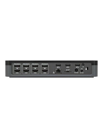 Targus | USB-C Universal Quad 4K (QV4K) Docking Station | DOCK570EUZ | DisplayPorts quantity 4 | USB 3.0 (3.1 Gen 1) Type-C ports quantity 1x USB-C 3.0 Port, 4x USB 3.0 Ports | HDMI ports quantity 4 | 100 W 6 Targus | USB-C Universal Quad 4K (QV4K) Docking Station | DOCK570EUZ | DisplayPorts quantity 4 | USB 3.0 (3.1 Gen 1) Type-C ports quantity 1x USB-C 3.0 Port, 4x USB 3.0 Ports | HDMI ports quantity 4 | 100 W 6