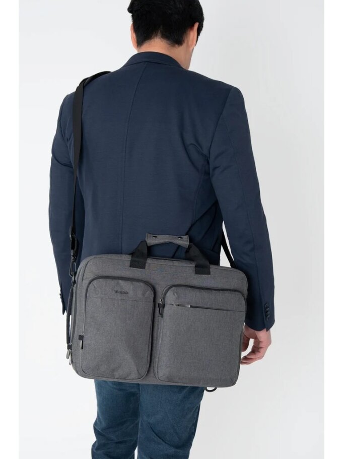 Targus 15-16" Hybrid Briefcase Backpack - Grey | Targus 7