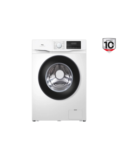 TCL Washing machine | FF0610WB0 | Energy efficiency class B | Front loading | Washing capacity 6 kg | 1000 RPM | Depth 45 cm | Width 60 cm | LED | Steam function | White TCL Washing machine | FF0610WB0 | Energy efficiency class B | Front loading | Washing capacity 6 kg | 1000 RPM | Depth 45 cm | Width 60 cm | LED | Steam function | White