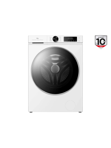 TCL Washing machine | FP0944WA0 | Energy efficiency class A | Front loading | Washing capacity 9 kg | 1400 RPM | Depth 56 cm | Width 60 cm | Display | LED | Steam function | White TCL Washing machine | FP0944WA0 | Energy efficiency class A | Front loading | Washing capacity 9 kg | 1400 RPM | Depth 56 cm | Width 60 cm | Display | LED | Steam function | White