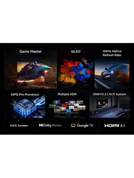 TCL 4K QLED TV | 65T8C | 65 | Smart TV | Google TV 1 TCL 4K QLED TV | 65T8C | 65 | Smart TV | Google TV 1