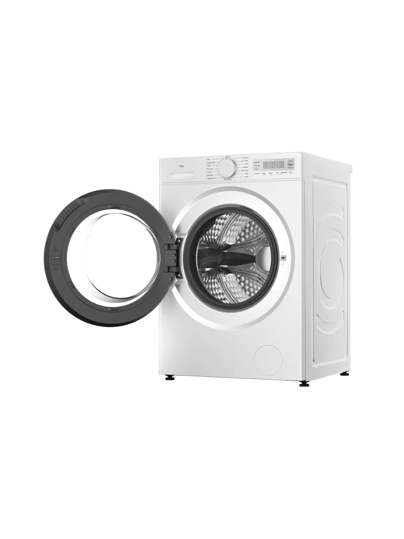 TCL Washing machine | FF0844WA0 | Energy efficiency class A | Front loading | Washing capacity 8 kg | 1400 RPM | Depth 52 cm | Width 60 cm | Display | LED | Steam function | Wi-Fi | White 4 TCL Washing machine | FF0844WA0 | Energy efficiency class A | Front loading | Washing capacity 8 kg | 1400 RPM | Depth 52 cm | Width 60 cm | Display | LED | Steam function | Wi-Fi | White 4