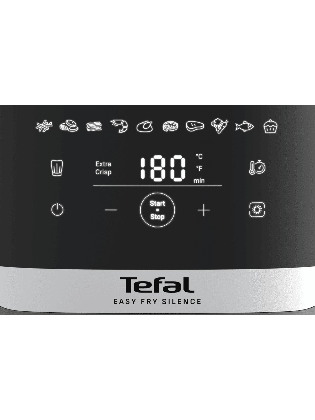 TEFAL Air Fryer | Easy Fry Silence EY551HE0 | Power 1650 W | Capacity 5 L | Gray 2 TEFAL Air Fryer | Easy Fry Silence EY551HE0 | Power 1650 W | Capacity 5 L | Gray 2