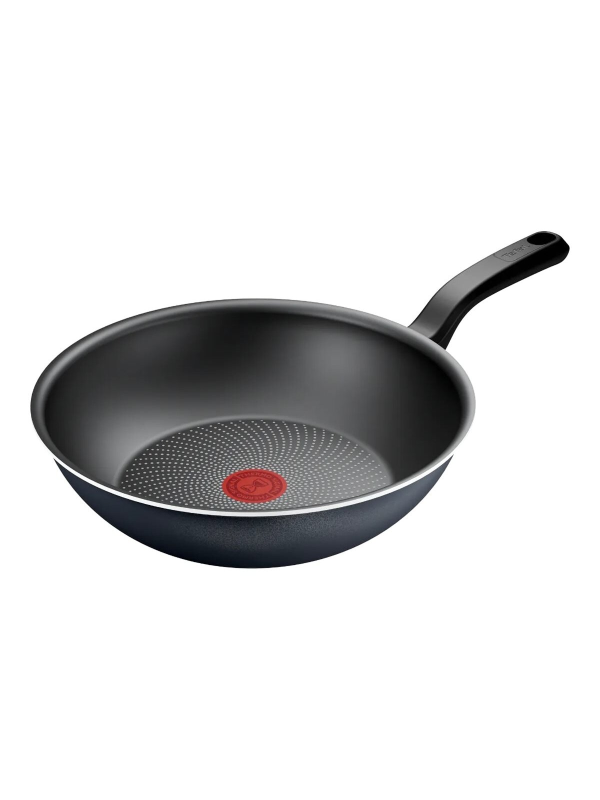TEFAL Pan | H0561942 | Wok | Diameter 28 cm | Suitable for induction hob | Fixed handle | Black
