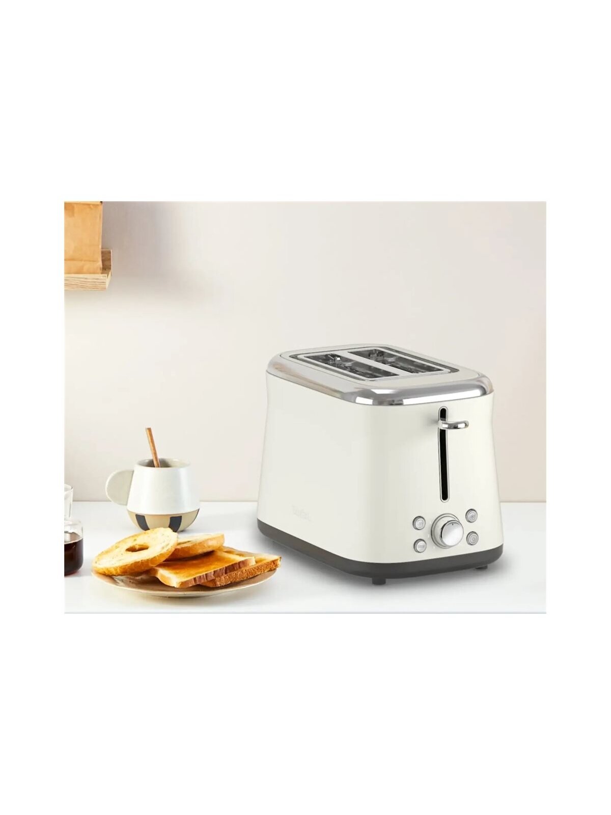 TEFAL Toaster | TT720AE0 Collection Retro | Power 850 W | Number of slots 2 | Housing material Stainless steel | Beige 2 TEFAL Toaster | TT720AE0 Collection Retro | Power 850 W | Number of slots 2 | Housing material Stainless steel | Beige 2