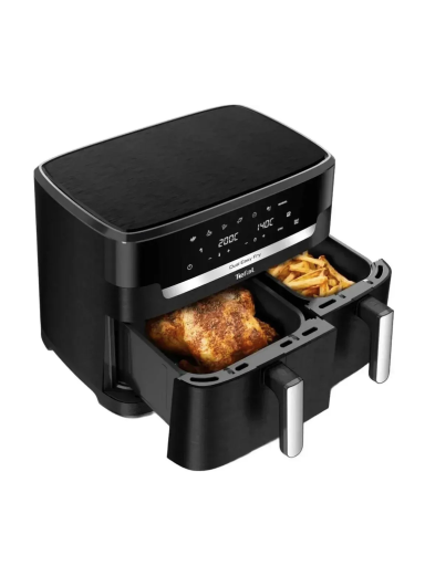 TEFAL | Air Fryer | EY942HE0 Easy Fry Dual XXL | Power 2700 W | Capacity 11 L | Black