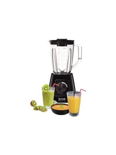 TEFAL | Blender | BL420838 BlendForce | Tabletop | 600 W | Jar material Plastic | Jar capacity 1.25 L | Ice crushing | Black TEFAL | Blender | BL420838 BlendForce | Tabletop | 600 W | Jar material Plastic | Jar capacity 1.25 L | Ice crushing | Black