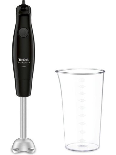 TEFAL | Blender | Turbomix HB1218 | Hand Blender | 350 W | Number of speeds Variable | Black