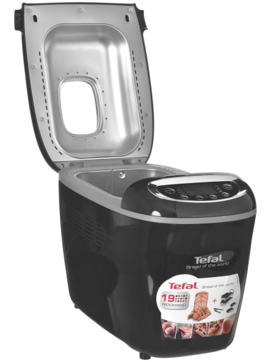 TEFAL | Bread Maker | PF611838 | Power 1600 W | Number of programs 19 | Display LCD | Black TEFAL | Bread Maker | PF611838 | Power 1600 W | Number of programs 19 | Display LCD | Black