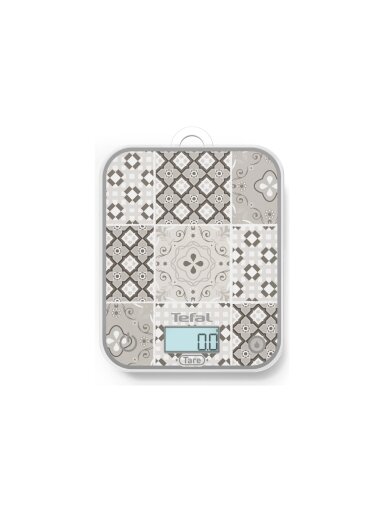 TEFAL Electronic Kitchen Scale | Optiss BC50D6V0 | Graduation 0.5/1 g | Display type LCD | Mozaic Decor TEFAL Electronic Kitchen Scale | Optiss BC50D6V0 | Graduation 0.5/1 g | Display type LCD | Mozaic Decor