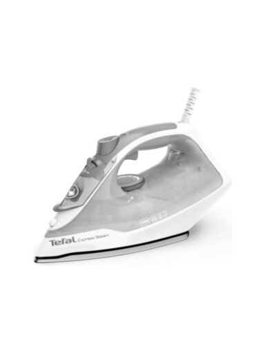 TEFAL Express Steam Iron | FV2863E1 | Steam Iron | 2500 W | Water tank capacity 270 ml | Continuous steam 30 g/min | Steam boost performance 200 g/min TEFAL Express Steam Iron | FV2863E1 | Steam Iron | 2500 W | Water tank capacity 270 ml | Continuous steam 30 g/min | Steam boost performance 200 g/min