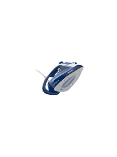 TEFAL | FV5735E0 Easygliss Plus | Steam Iron | 2500 W | Water tank capacity 270 ml | Continuous steam 45 g/min | Steam boost performance 220 g/min | Blue/White TEFAL | FV5735E0 Easygliss Plus | Steam Iron | 2500 W | Water tank capacity 270 ml | Continuous steam 45 g/min | Steam boost performance 220 g/min | Blue/White