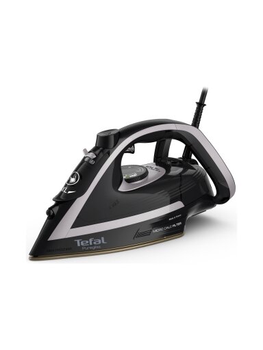 TEFAL | FV8062 Puregliss | Steam Iron | 3000 W | Water tank capacity 0.27 ml | Continuous steam 50 g/min | Steam boost performance 280 g/min | Black/Grey TEFAL | FV8062 Puregliss | Steam Iron | 3000 W | Water tank capacity 0.27 ml | Continuous steam 50 g/min | Steam boost performance 280 g/min | Black/Grey