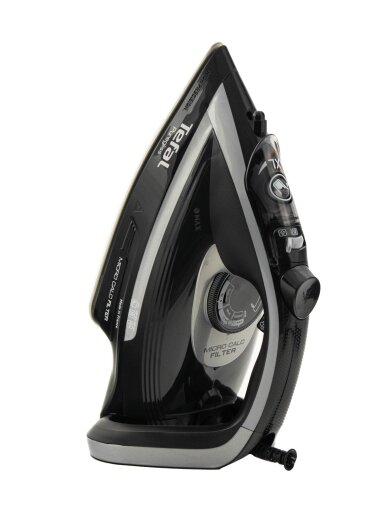 TEFAL | FV8062 Puregliss | Steam Iron | 3000 W | Water tank capacity 0.27 ml | Continuous steam 50 g/min | Steam boost performance 280 g/min | Black/Grey TEFAL | FV8062 Puregliss | Steam Iron | 3000 W | Water tank capacity 0.27 ml | Continuous steam 50 g/min | Steam boost performance 280 g/min | Black/Grey