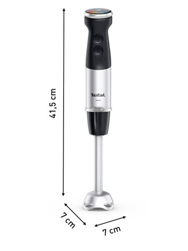 TEFAL | Hand Blender | HB671830 | Hand Blender | 1000 W | Number of speeds 20 | Turbo mode | Black/Stainless Steel