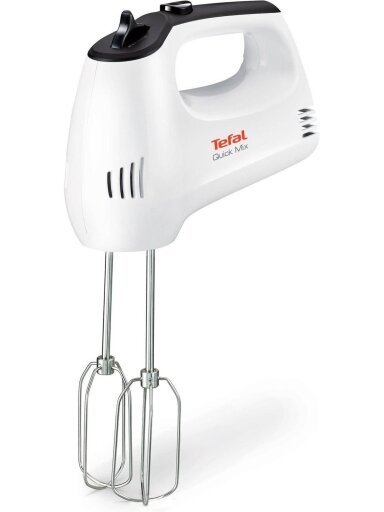 TEFAL Hand mixer | HT3101 QuickMix | Hand Mixer | 300 W | Number of speeds 5 | Turbo mode | White