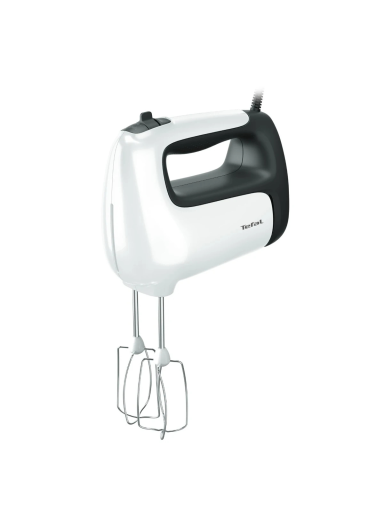 TEFAL | Hand mixer | HT460138 Prep'Mix | 500 W | Hand Mixer | Number of speeds 5 | Turbo mode | White/Grey TEFAL | Hand mixer | HT460138 Prep'Mix | 500 W | Hand Mixer | Number of speeds 5 | Turbo mode | White/Grey
