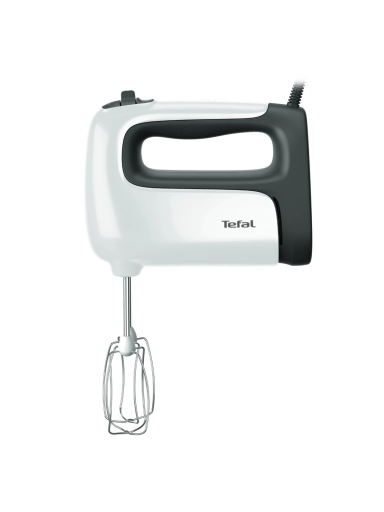 TEFAL | Hand mixer | HT460138 Prep'Mix | 500 W | Hand Mixer | Number of speeds 5 | Turbo mode | White/Grey TEFAL | Hand mixer | HT460138 Prep'Mix | 500 W | Hand Mixer | Number of speeds 5 | Turbo mode | White/Grey