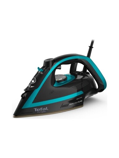 TEFAL | Iron | FV8066E0 | Steam Iron | 3000 W | Water tank capacity 270 ml | Continuous steam 50 g/min | Steam boost performance 280 g/min | Black/Blue TEFAL | Iron | FV8066E0 | Steam Iron | 3000 W | Water tank capacity 270 ml | Continuous steam 50 g/min | Steam boost performance 280 g/min | Black/Blue