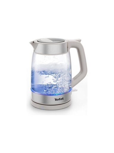 TEFAL Kettle | KI605B30 | 2200 W | Electric | 1.7 L | Glass | 360° rotational base | Grey TEFAL Kettle | KI605B30 | 2200 W | Electric | 1.7 L | Glass | 360° rotational base | Grey