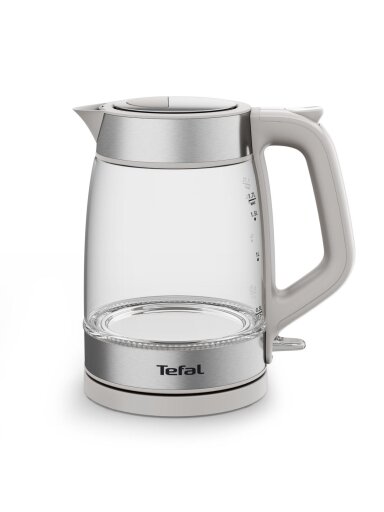 TEFAL Kettle | KI605B30 | 2200 W | Electric | 1.7 L | Glass | 360° rotational base | Grey TEFAL Kettle | KI605B30 | 2200 W | Electric | 1.7 L | Glass | 360° rotational base | Grey