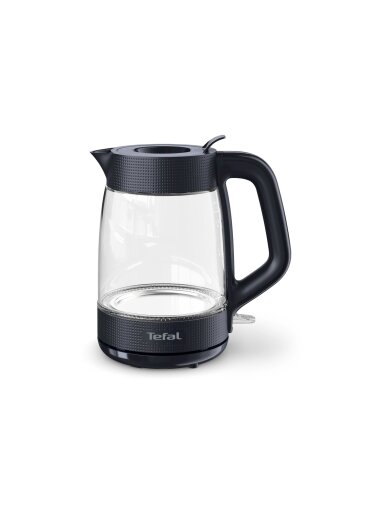TEFAL Kettle | KO2G08E0 | 2000 W | Electric | 1.7 L | Heat-resistant glass | 360° rotational base | Black/Transparent TEFAL Kettle | KO2G08E0 | 2000 W | Electric | 1.7 L | Heat-resistant glass | 360° rotational base | Black/Transparent