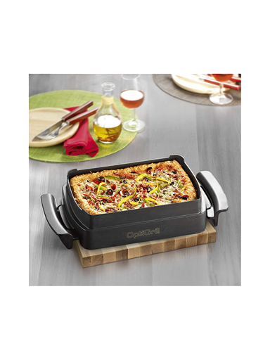 TEFAL OptiGrill Elite Snack and baking accessory | XA725870 | Black TEFAL OptiGrill Elite Snack and baking accessory | XA725870 | Black