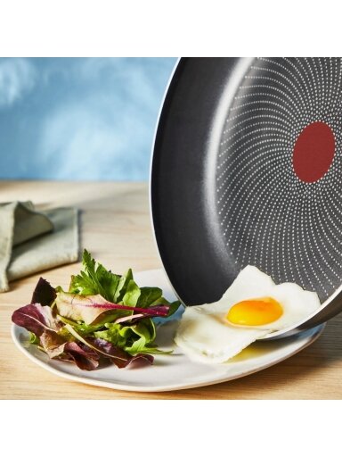TEFAL Pan | H0560642 | Frying | Diameter 28 cm | Suitable for induction hob | Fixed handle | Black