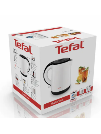 Tefal Safe Tea KO261130 Kettle, White Tefal Safe Tea KO261130 Kettle, White