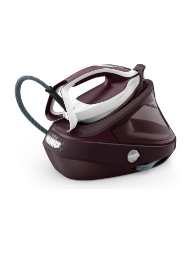TEFAL | Steam Station Pro Express | GV9721E0 | 3000 W | 1.2 L | 7.9 bar | Auto power off | Vertical steam function | Calc-clean function | Burgundy TEFAL | Steam Station Pro Express | GV9721E0 | 3000 W | 1.2 L | 7.9 bar | Auto power off | Vertical steam function | Calc-clean function | Burgundy