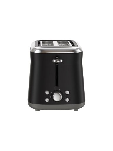 TEFAL Toaster | TT7208E0 Collection Retro | Power 850 W | Number of slots 2 | Housing material Stainless steel | Black
