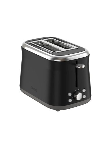 TEFAL Toaster | TT7208E0 Collection Retro | Power 850 W | Number of slots 2 | Housing material Stainless steel | Black