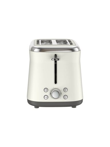 TEFAL Toaster | TT720AE0 Collection Retro | Power 850 W | Number of slots 2 | Housing material Stainless steel | Beige
