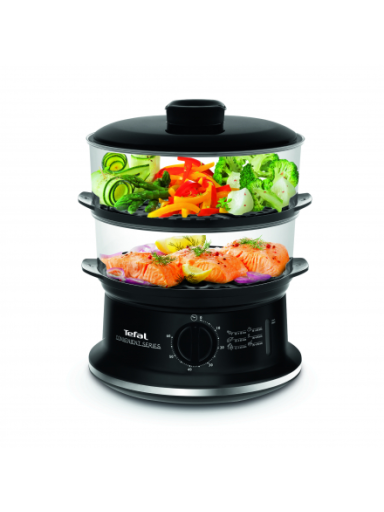 TEFAL | VC140135 Food Steamer | Black | 900 W | Number of baskets 2 TEFAL | VC140135 Food Steamer | Black | 900 W | Number of baskets 2