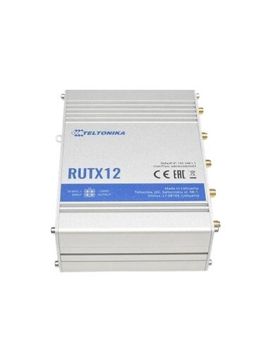 Teltonika RUTX122 Dual LTE Cat 6 Router (RUTX12200000) | Teltonika