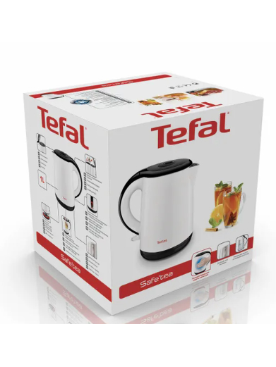 Tefal Safe Tea KO261130 Kettle, White 1