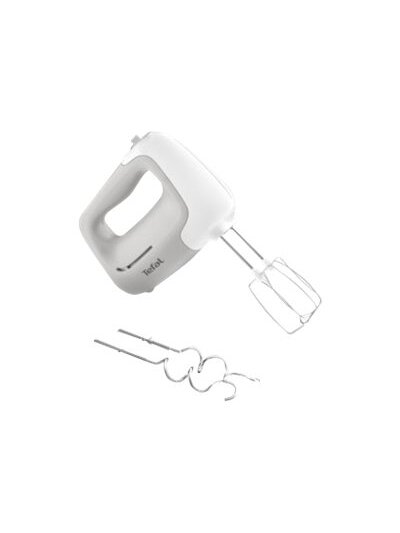 TEFAL | Hand Mixer | HT450B38 | Hand Mixer | 450 W | Number of speeds 5 | Turbo mode | White 1