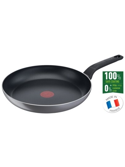 TEFAL | Frying Pan | B5690453 Easy Plus | Frying | Diameter 24 cm | Not suitable for induction hob | Fixed handle 3