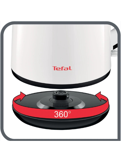 Tefal Safe Tea KO261130 Kettle, White 2