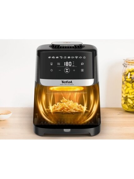 TEFAL Air Fryer | Easy Fry Silence EY551HE0 | Power 1650 W | Capacity 5 L | Gray 4