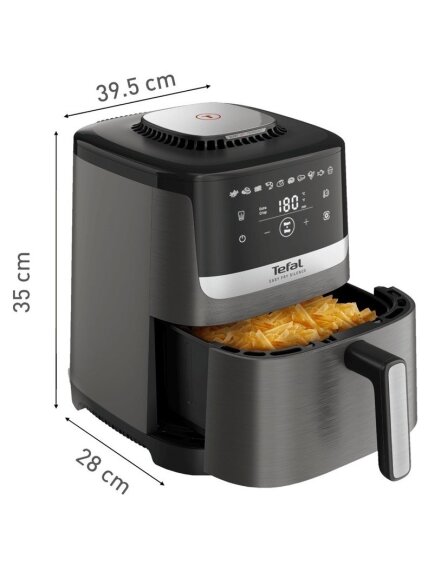 TEFAL Air Fryer | Easy Fry Silence EY551HE0 | Power 1650 W | Capacity 5 L | Gray 7