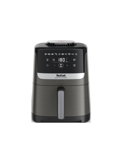 TEFAL Air Fryer | Easy Fry Silence EY551HE0 | Power 1650 W | Capacity 5 L | Gray