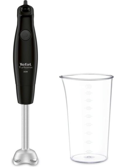 TEFAL | Blender | Turbomix HB1218 | Hand Blender | 350 W | Number of speeds Variable | Black TEFAL | Blender | Turbomix HB1218 | Hand Blender | 350 W | Number of speeds Variable | Black