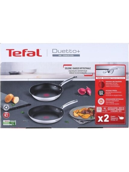 Tefal Duetto+ 2-piece pan set | TEFAL 5 Tefal Duetto+ 2-piece pan set | TEFAL 5